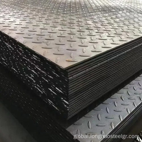 China Q235B Checked Steel Plate/Sheet Diamond Plate Manufactory